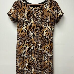 Vintage Rabbit Rabbit Rabbit Design Short Sleeve Midi Fit Short tiger PETITE 8P